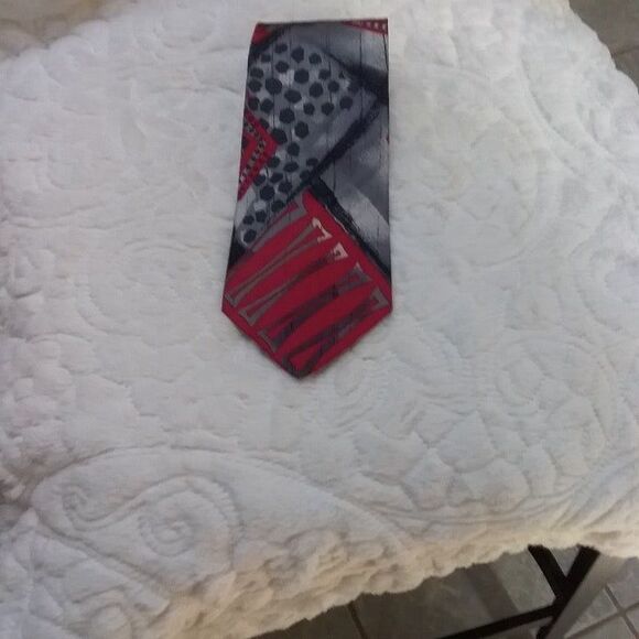 Pierre Balmain Paris Italian Silk Tie Geometric Abstract Luxury Designer Brand - Picture 3 of 5